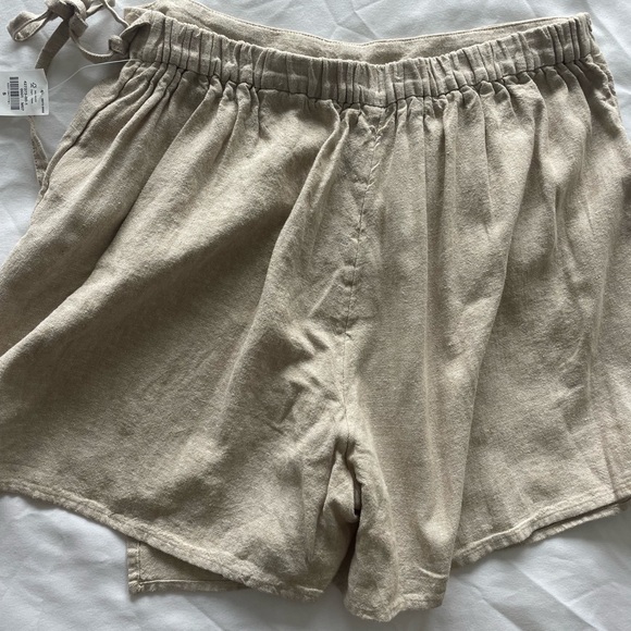 NWT old navy wrap front mini skirt Linen - Picture 8 of 8